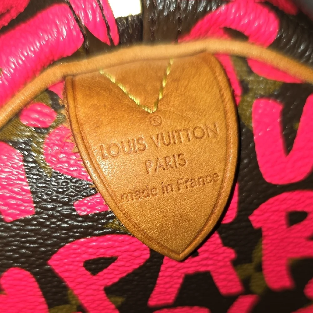 Louis VUITTON GRAFFITI SPEEDY 30 - Picture 4 of 15